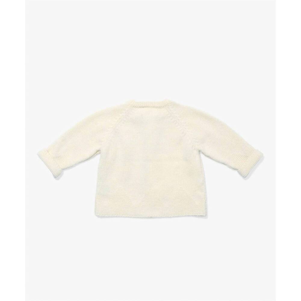NEW OSO & ME kid's paige cardigan in cream - Picture 3 of 3